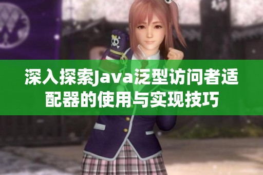 深入探索Java泛型访问者适配器的使用与实现技巧