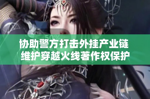 协助警方打击外挂产业链 维护穿越火线著作权保护
