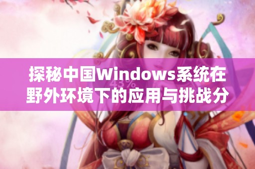 探秘中国Windows系统在野外环境下的应用与挑战分析