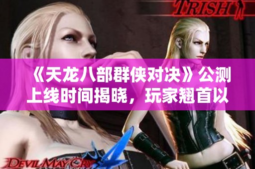 《天龙八部群侠对决》公测上线时间揭晓，玩家翘首以待！
