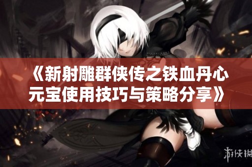 《新射雕群侠传之铁血丹心元宝使用技巧与策略分享》