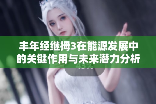 丰年经继拇3在能源发展中的关键作用与未来潜力分析