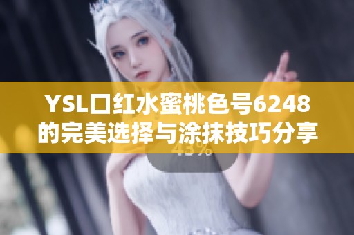 YSL口红水蜜桃色号6248的完美选择与涂抹技巧分享
