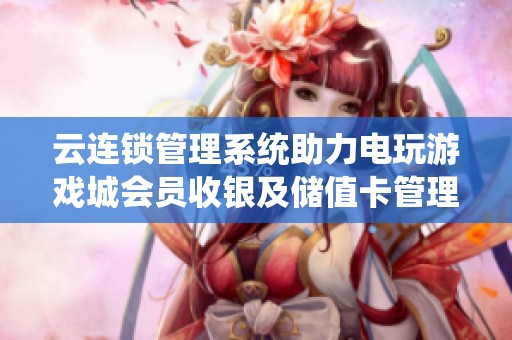 云连锁管理系统助力电玩游戏城会员收银及储值卡管理完整解决方案