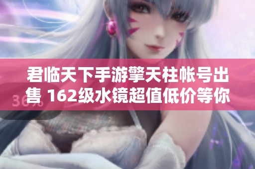 君临天下手游擎天柱帐号出售 162级水镜超值低价等你来拿！