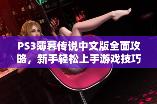 PS3薄暮传说中文版全面攻略，新手轻松上手游戏技巧分享