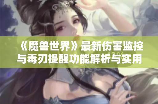 《魔兽世界》最新伤害监控与毒刃提醒功能解析与实用技巧