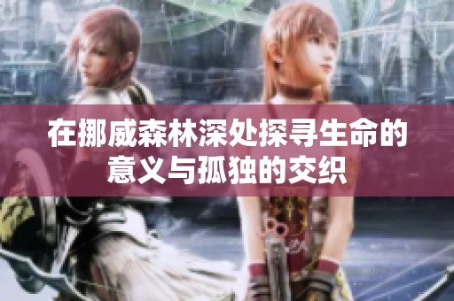 在挪威森林深处探寻生命的意义与孤独的交织