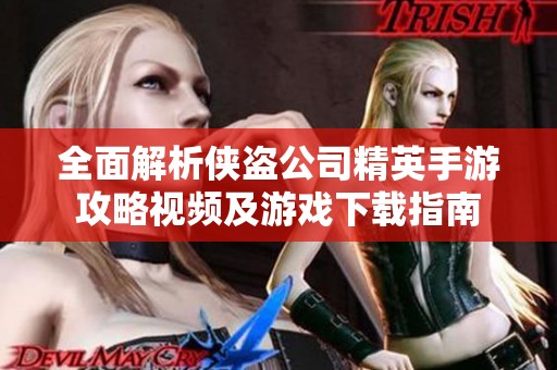 全面解析侠盗公司精英手游攻略视频及游戏下载指南