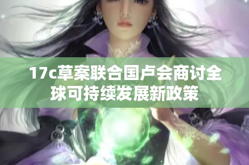 17c草案联合国卢会商讨全球可持续发展新政策