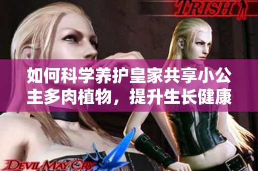 如何科学养护皇家共享小公主多肉植物，提升生长健康