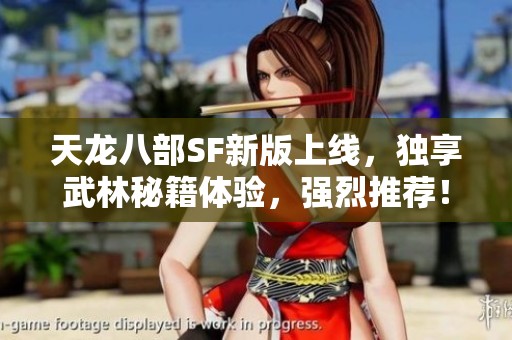 天龙八部SF新版上线，独享武林秘籍体验，强烈推荐！