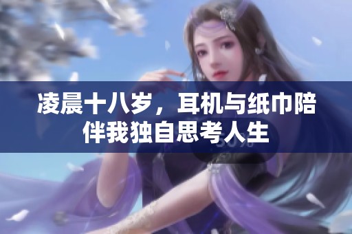 凌晨十八岁，耳机与纸巾陪伴我独自思考人生