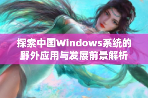 探索中国Windows系统的野外应用与发展前景解析