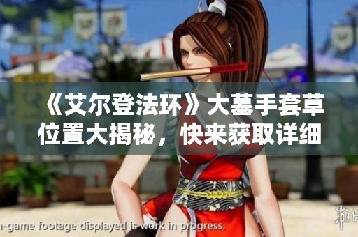 《艾尔登法环》大墓手套草位置大揭秘，快来获取详细信息吧！