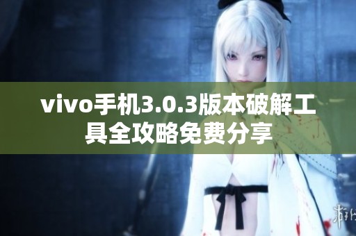 vivo手机3.0.3版本破解工具全攻略免费分享