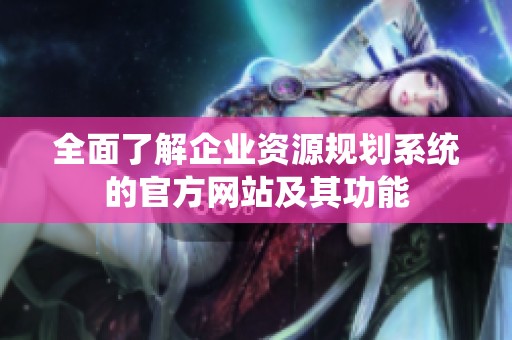 全面了解企业资源规划系统的官方网站及其功能