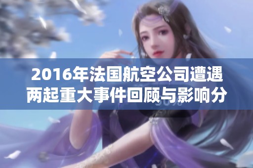 2016年法国航空公司遭遇两起重大事件回顾与影响分析