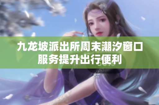 九龙坡派出所周末潮汐窗口服务提升出行便利