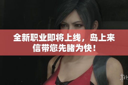 全新职业即将上线，岛上来信带您先睹为快！