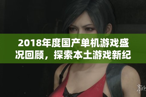 2018年度国产单机游戏盛况回顾，探索本土游戏新纪元之路
