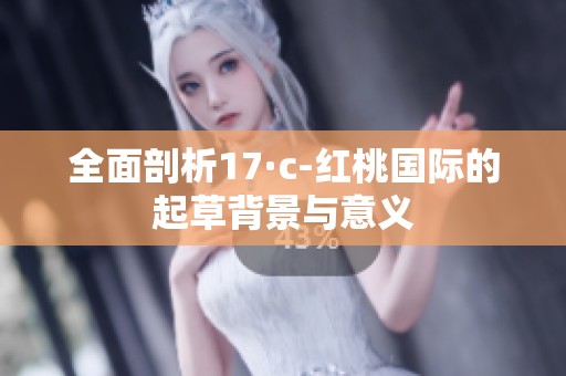 全面剖析17·c-红桃国际的起草背景与意义