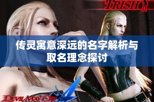 传灵寓意深远的名字解析与取名理念探讨