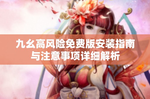 九幺高风险免费版安装指南与注意事项详细解析