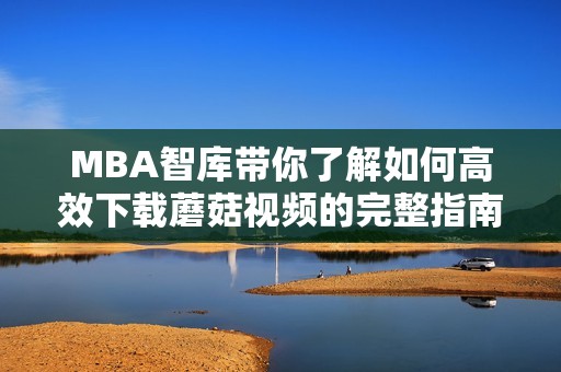 MBA智库带你了解如何高效下载蘑菇视频的完整指南