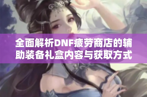 全面解析DNF疲劳商店的辅助装备礼盒内容与获取方式