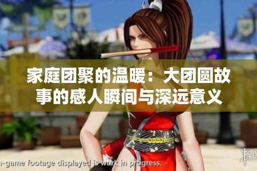 家庭团聚的温暖：大团圆故事的感人瞬间与深远意义