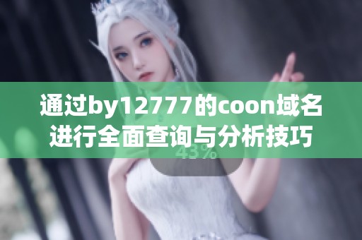 通过by12777的coon域名进行全面查询与分析技巧