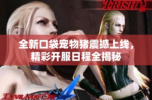 全新口袋宠物猪震撼上线，精彩开服日程全揭秘