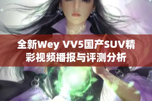 全新Wey VV5国产SUV精彩视频播报与评测分析