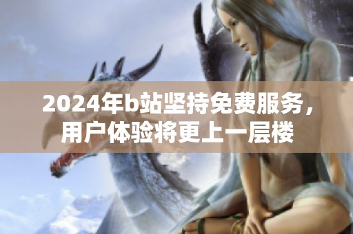 2024年b站坚持免费服务，用户体验将更上一层楼