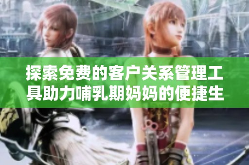 探索免费的客户关系管理工具助力哺乳期妈妈的便捷生活