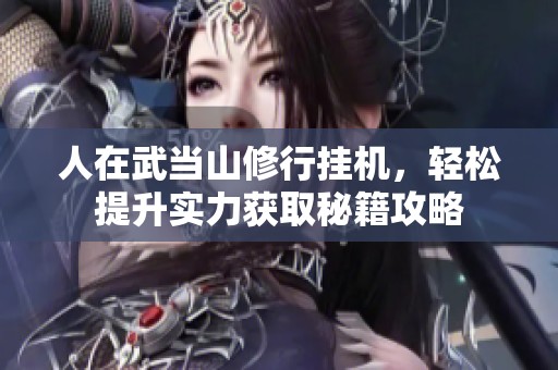 人在武当山修行挂机，轻松提升实力获取秘籍攻略