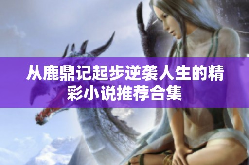 从鹿鼎记起步逆袭人生的精彩小说推荐合集