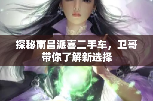 探秘南昌派喜二手车，卫哥带你了解新选择