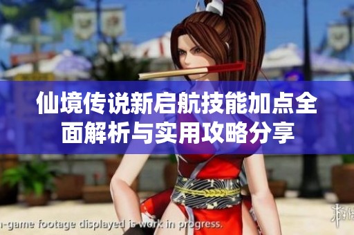 仙境传说新启航技能加点全面解析与实用攻略分享