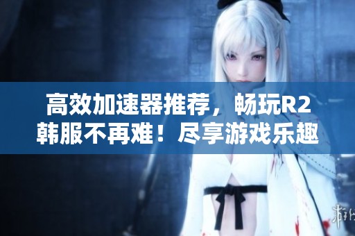 高效加速器推荐，畅玩R2韩服不再难！尽享游戏乐趣！