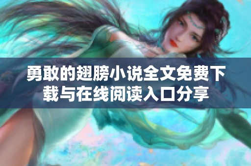 勇敢的翅膀小说全文免费下载与在线阅读入口分享
