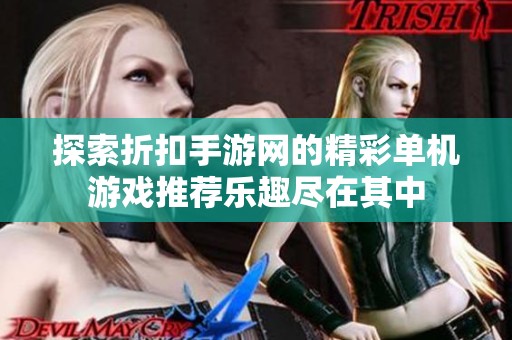 探索折扣手游网的精彩单机游戏推荐乐趣尽在其中