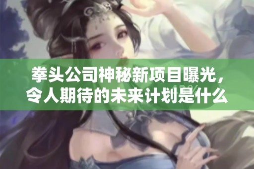 拳头公司神秘新项目曝光，令人期待的未来计划是什么？