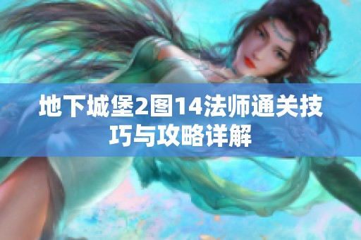 地下城堡2图14法师通关技巧与攻略详解