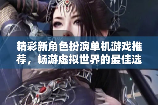 精彩新角色扮演单机游戏推荐，畅游虚拟世界的最佳选择