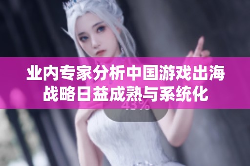 业内专家分析中国游戏出海战略日益成熟与系统化