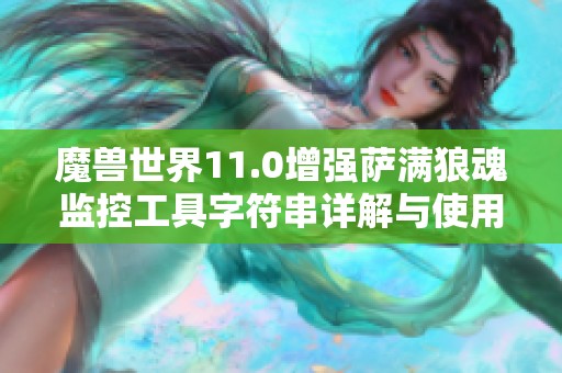 魔兽世界11.0增强萨满狼魂监控工具字符串详解与使用技巧