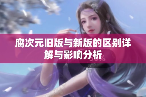 腐次元旧版与新版的区别详解与影响分析