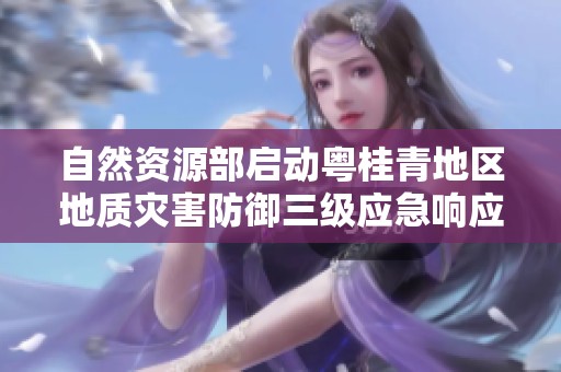 自然资源部启动粤桂青地区地质灾害防御三级应急响应措施